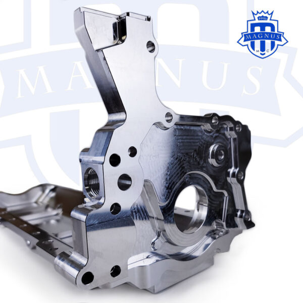 MMCENG7000-01_Magnus Motorsports 2JZ billet dry sump front cover and low mount oil pan 4